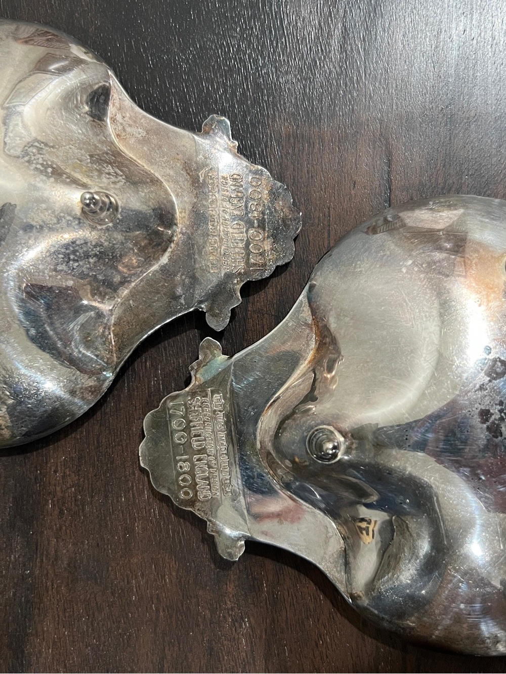 Shell Silver Plate Serving Bowls Set - Picture 4 of 5
